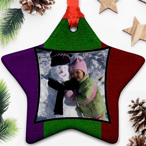 Star Ornament By Amanda Bunn Front