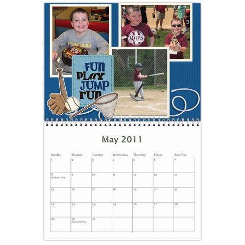 2011 Calendar By Angela Cole May 2011