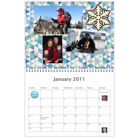 2011 Hepworth Calender By Annette Jan 2011