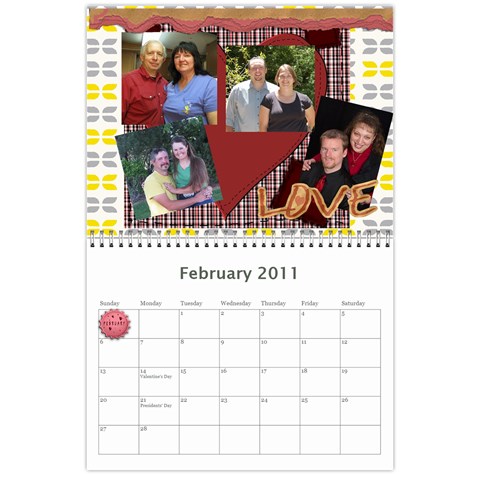 2011 Hepworth Calender By Annette Feb 2011