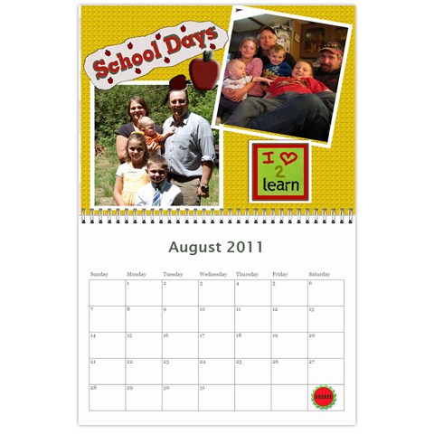 2011 Hepworth Calender By Annette Aug 2011