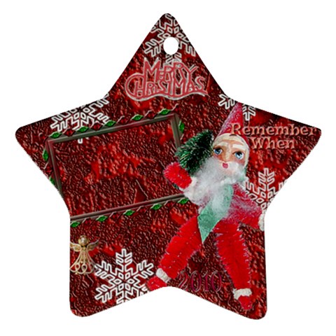 Santa Remember When 2023 Ornament 170 By Ellan Front