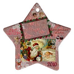 santa remember when 2010 ornament 176 - Ornament (Star)