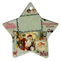 santa remember when 2010 ornament 178 - Ornament (Star)