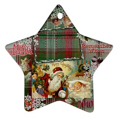 santa remember when 2010 ornament 180 - Ornament (Star)