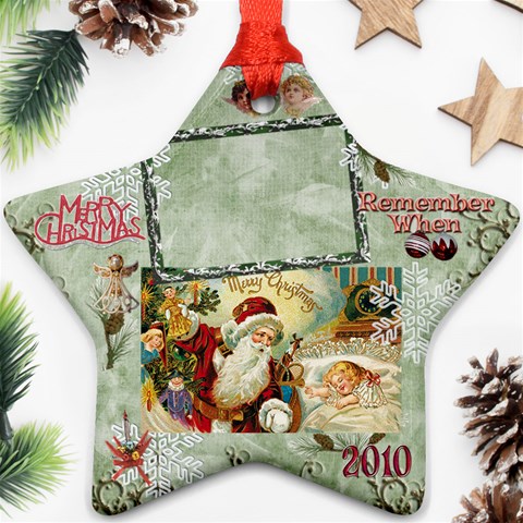 Santa Remember When 2024 Ornament 183 By Ellan Front