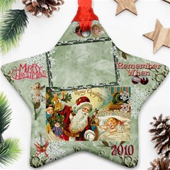 santa remember when 2023 ornament 183 - Ornament (Star)