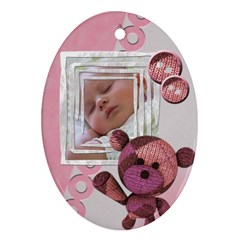 Baby girl - Ornament - Oval Ornament (Two Sides)
