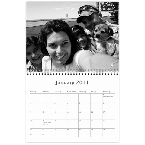 2011 Calendar By Laura Jan 2011