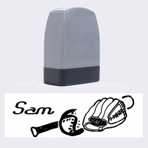 I Love Baseball 1.4 x0.5  Stamp