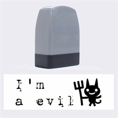 I m a evil - Rubber stamp - Name Stamp