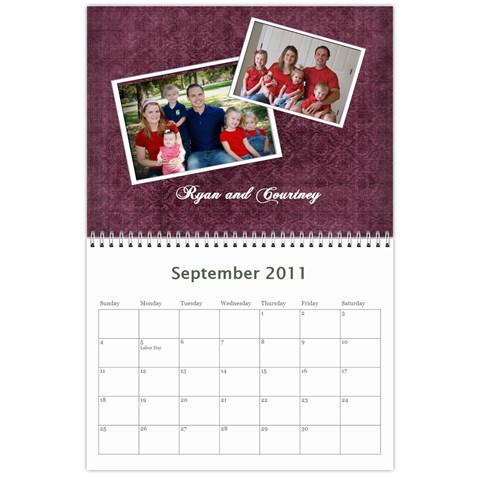 Rayhons Calendar 2011 By Alecia Sep 2011