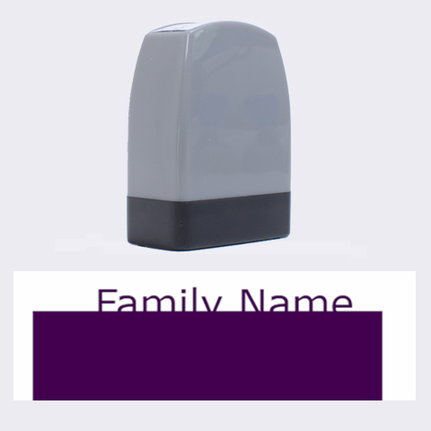 Family Name Stamp By Amanda Bunn 1.4 x0.5  Stamp