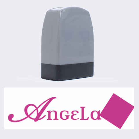 Angela Flower By Stephanie 1.4 x0.5  Stamp