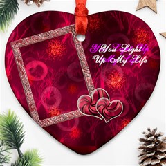 You light up my life3 Ornament - Ornament (Heart)