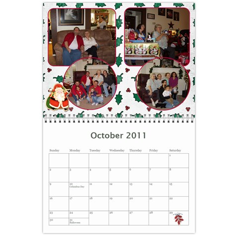 Xmas Calendar 2009 Oct 2011