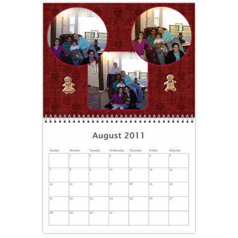 Xmas Calendar 2009 Aug 2011