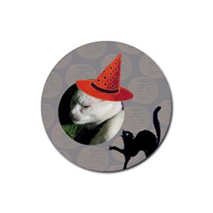 Halloween Coaster - Rubber Round Coaster (4 pack)