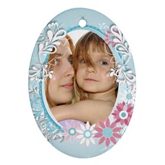 flower kids - Ornament (Oval)