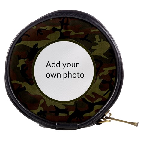 Camo Mini Makeup Bag By Jen Front