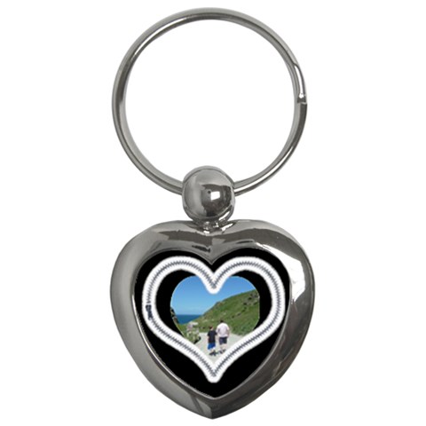 Zipper  Heart Keychain By Catvinnat Front
