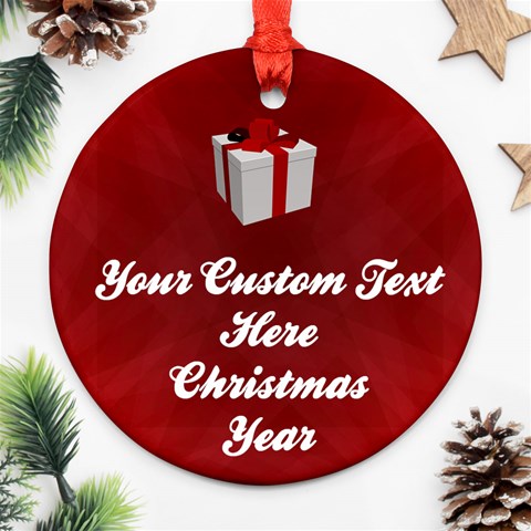Custom Personalized Photo Ornament By Angela Back