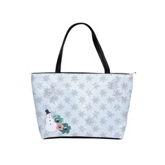 Snowman Purse - Classic Shoulder Handbag