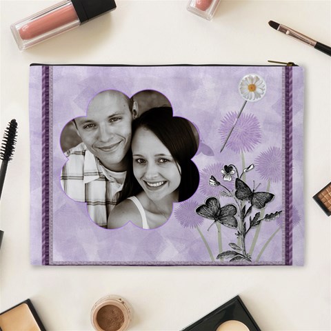 Purple Dreams Xl Cosmetic Bag By Lil Back