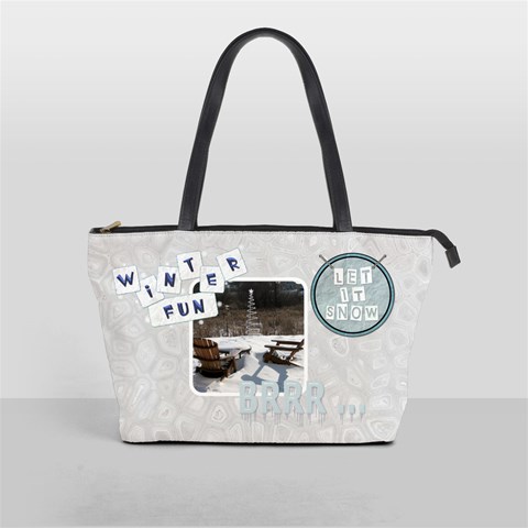 Winter Fun Shoulder Handbag By Lil Front