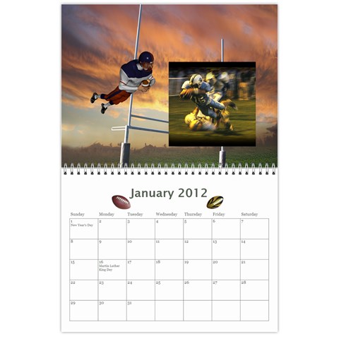 Football Calendar By Spg Jan 2012