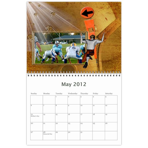 Football Calendar By Spg May 2012