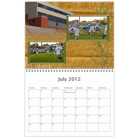 Football Calendar By Spg Jul 2012