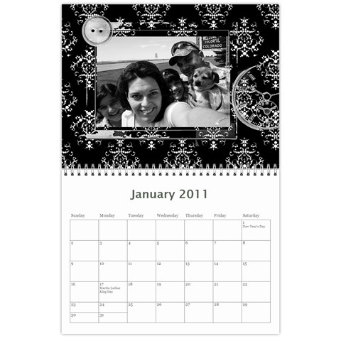 2011 Allen Calendar By Laura Jan 2011