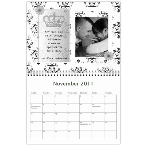 2011 Allen Calendar By Laura Nov 2011