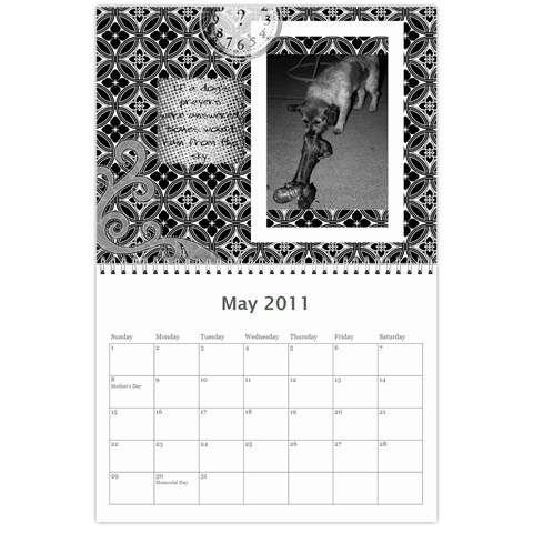 2011 Allen Calendar By Laura May 2011