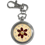 flower key chain watch