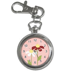 two flowers watch - Key Chain Watch