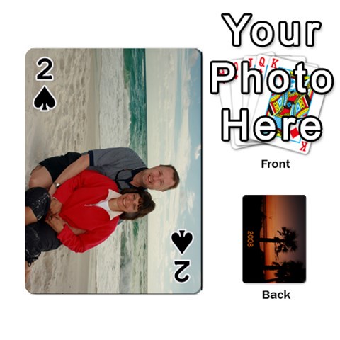 Destin 2008 Deck To Order By Pat Front - Spade2