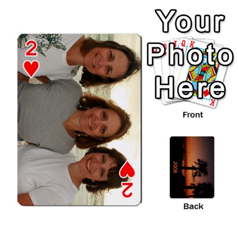 Destin 2008 Deck To Order By Pat Front - Heart2