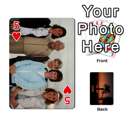 Destin 2008 Deck To Order By Pat Front - Heart5