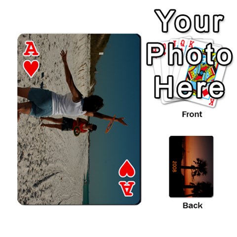 Ace Destin 2008 Deck To Order By Pat Front - HeartA