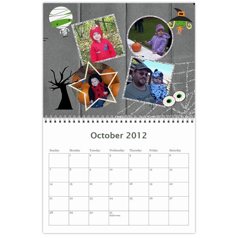 Calendar By Cathy Oct 2012