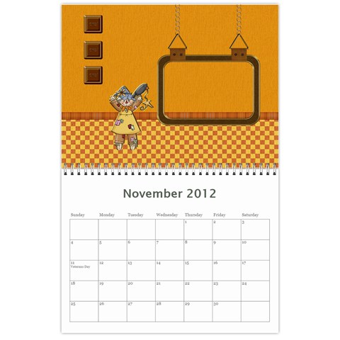Calendar By Cathy Nov 2012