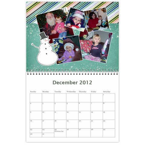 Calendar By Cathy Dec 2012