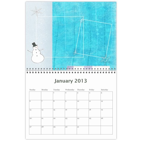 Calendar By Cathy Jan 2013