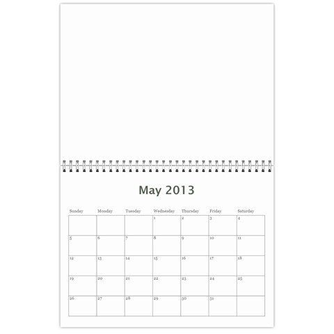 Calendar By Cathy May 2013