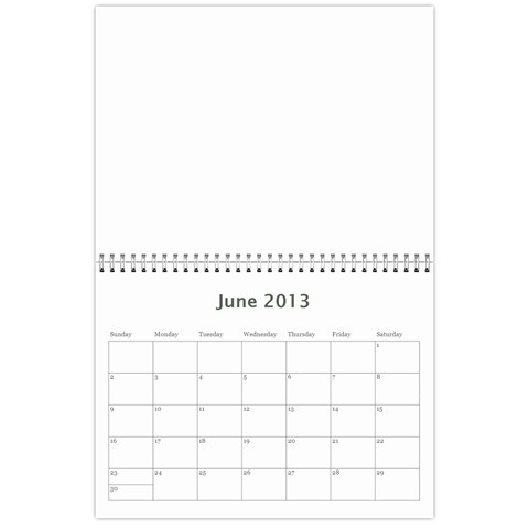 Calendar By Cathy Jun 2013