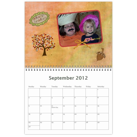 Calendar By Cathy Sep 2012