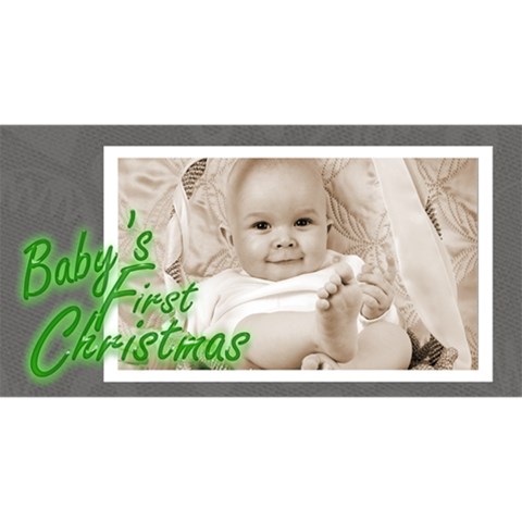 Baby s First Christmas Monochrome Photocube By Catvinnat Long Side 2