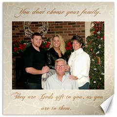 Rex and Vickie x-mas - Canvas 16  x 16 